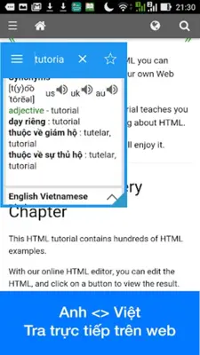 Vietnamese Dictionary Dict Box android App screenshot 2